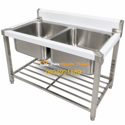 Chậu Rửa Công Nghiệp 2 Hố