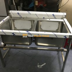 Chậu Rửa Công Nghiệp 2 Hố