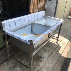 Chậu Rửa Công Nghiệp 2 Hố