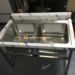Chậu Rửa Công Nghiệp 2 Hố