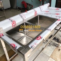 Chậu Rửa Công Nghiệp 2 Hố
