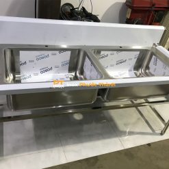 Chậu Rửa Công Nghiệp 2 Hố