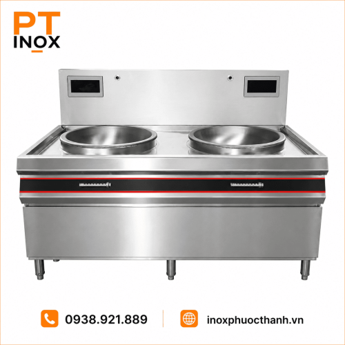 Bếp từ công nghiệp mặt lõm chảo liền