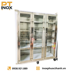 Tủ inox đựng chén, bát