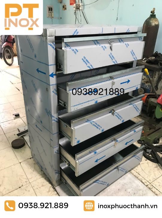 Tủ inox dạng hộc kéo - Image 6