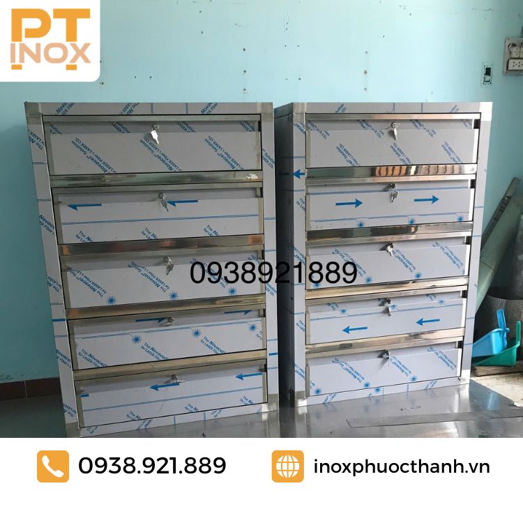 Tủ inox dạng hộc kéo - Image 5