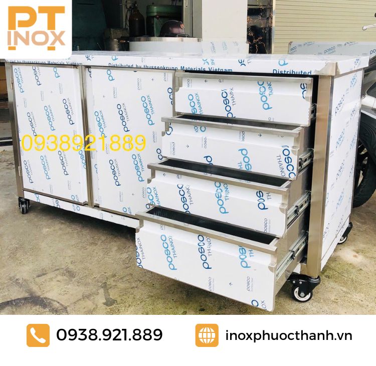 Tủ inox dạng hộc kéo - Image 3
